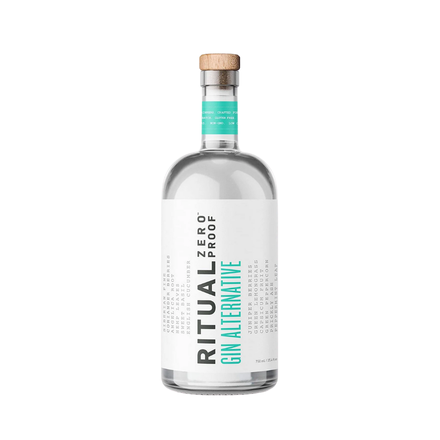 Bottle of Ritual Zero Proof Gin Alternative