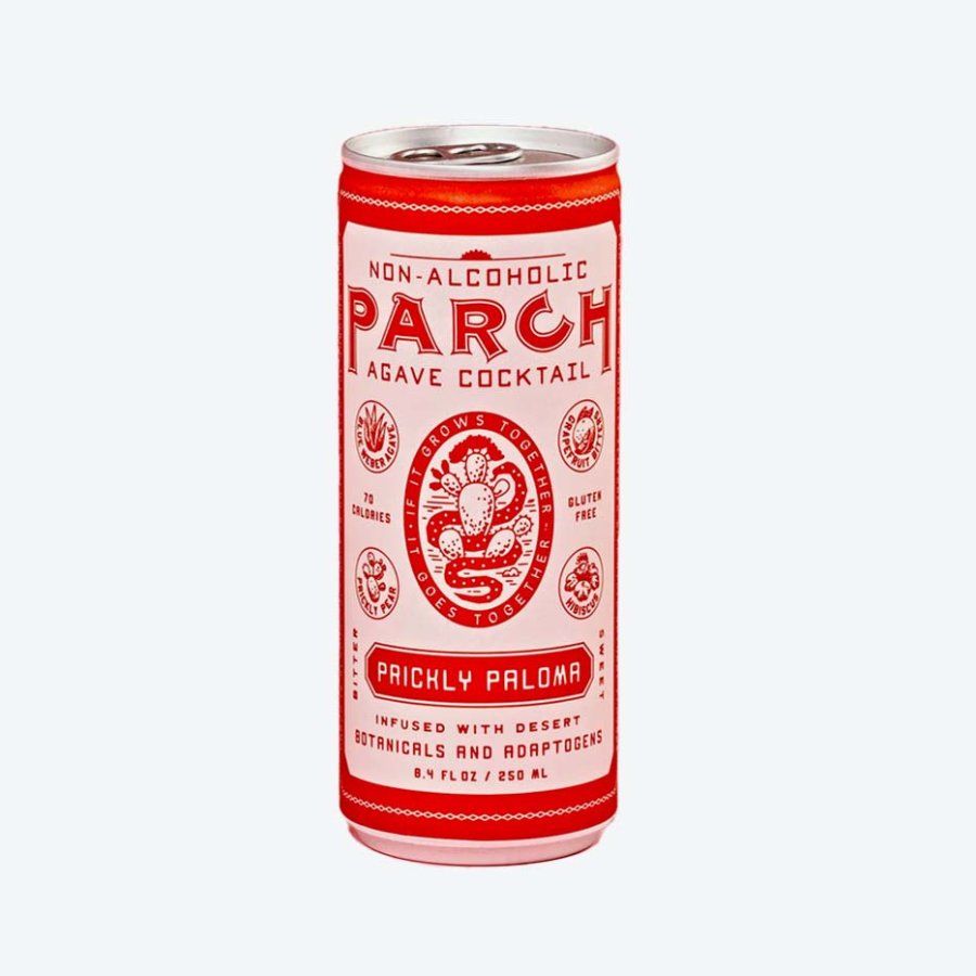 Can of Parch non-alcoholic Prickly Paloma