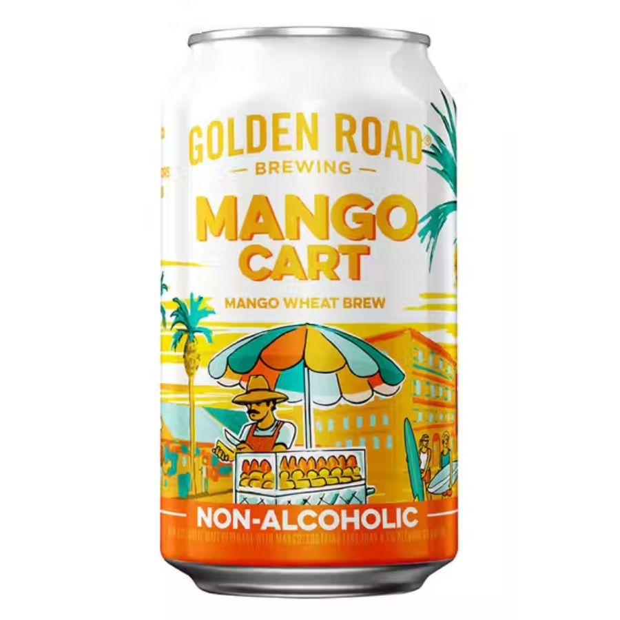 Golden Road Brewing Non-Alcoholic Mango Cart Beer