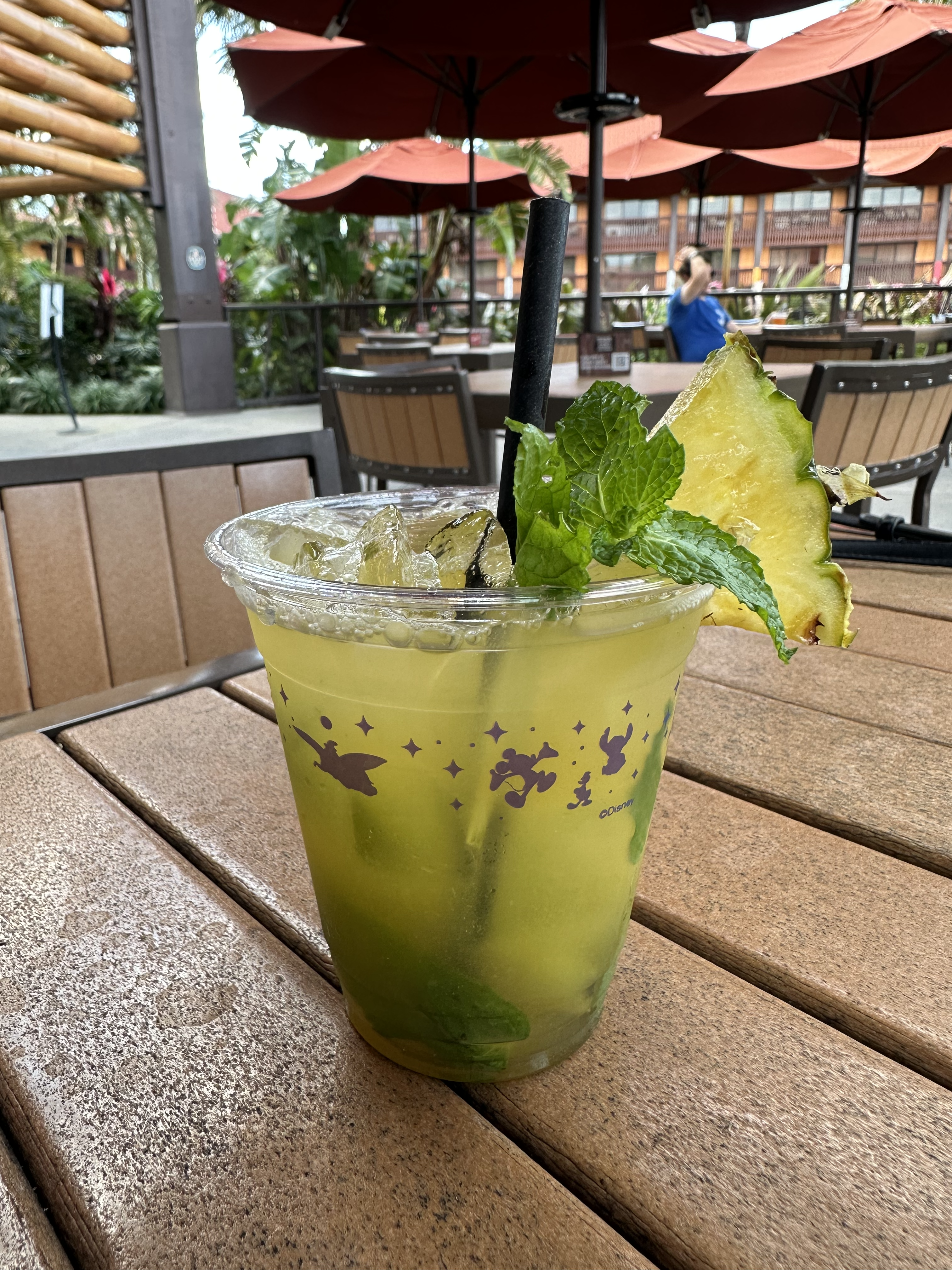 Skipper Sipper mocktail at Trader Sam's Tiki Terrace